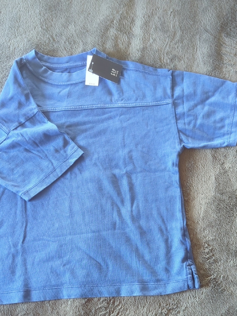 GAP Light Blue Short-Sleeve Kids Tee